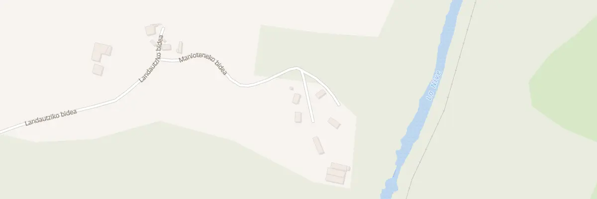 Plan du 516 Landautziko bidea à Itxassou