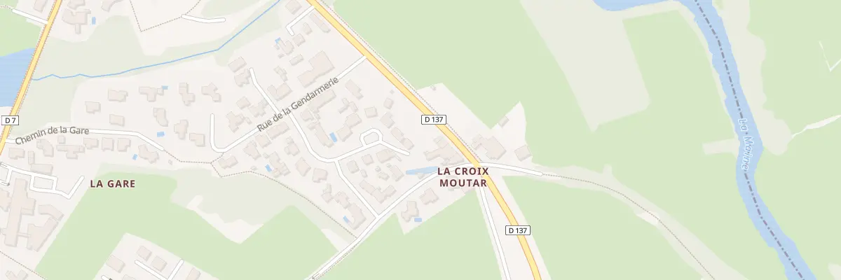 Plan du 16 Rue de la Croix Moutard à Aigrefeuille-sur-Maine