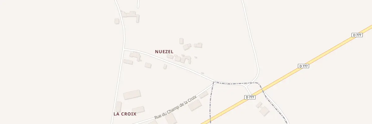 Plan du 8 Nuezel ( Chance ) à Piré-Chancé