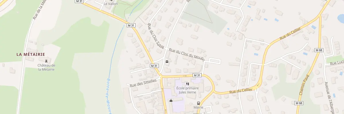 Plan du 9 Rue du Clos du Moulin à Mauves-sur-Loire