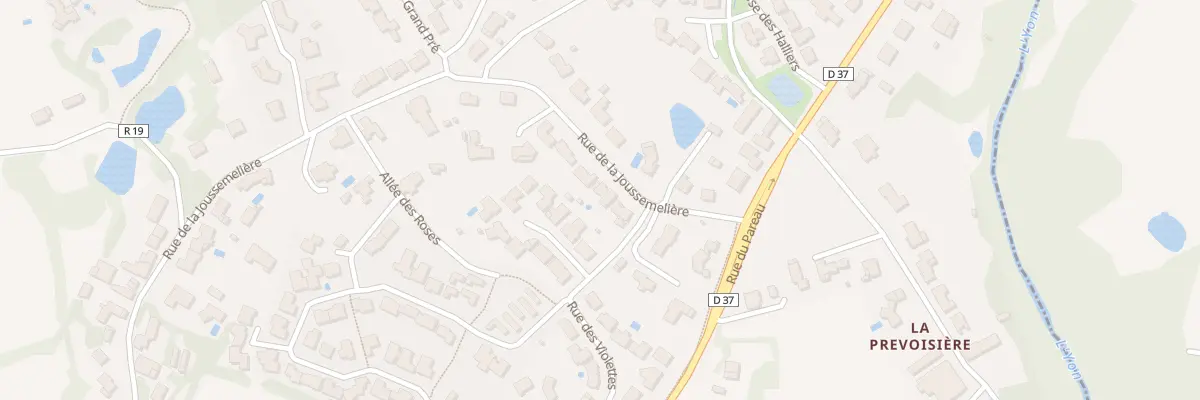 Plan du 11 Rue de la joussemelière à Dompierre-sur-Yon