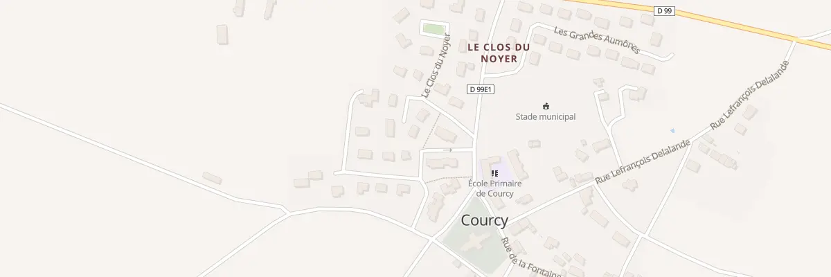 Plan du 3 Le Vieux Manoir à Courcy