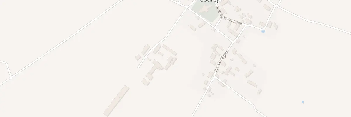 Plan du 9 La Haulle à Courcy