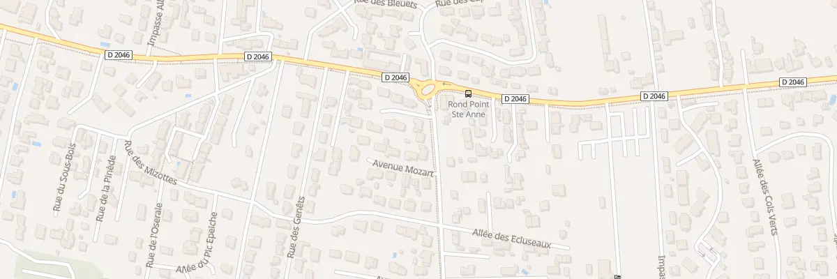 Plan du 4 Av de Sainte-anne à La Tranche-sur-Mer