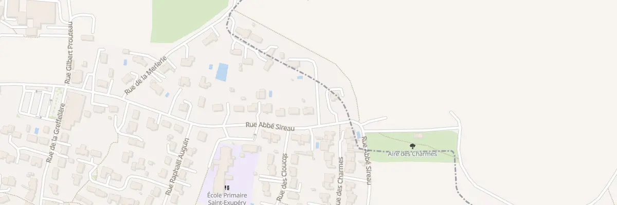 Plan du 21 Rue abbé sireau à Nesmy