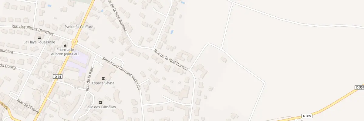 Plan du 14 Rue de la Noë Bureau à La Haie-Fouassière