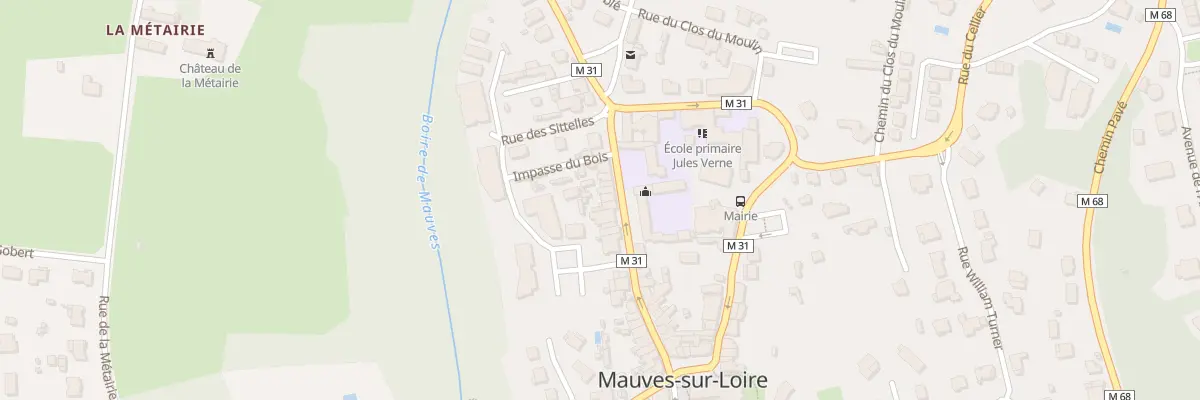 Plan du 33 Rue de la Mairie à Mauves-sur-Loire