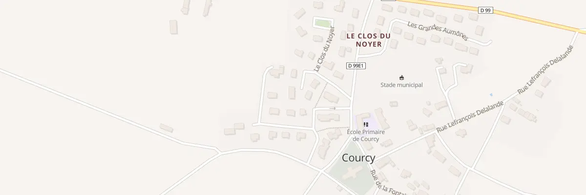 Plan du 5 Le Vieux Manoir à Courcy