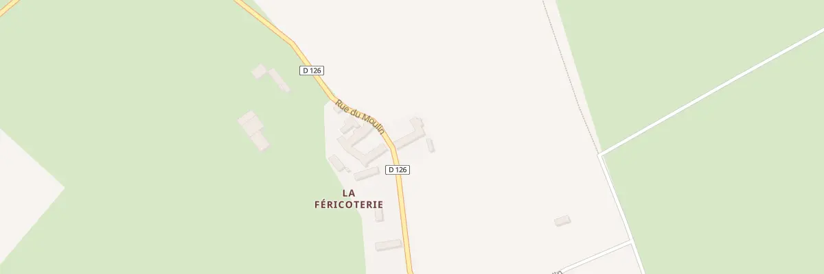 Plan du 58 Rue du Moulin - Amfreville à Picauville