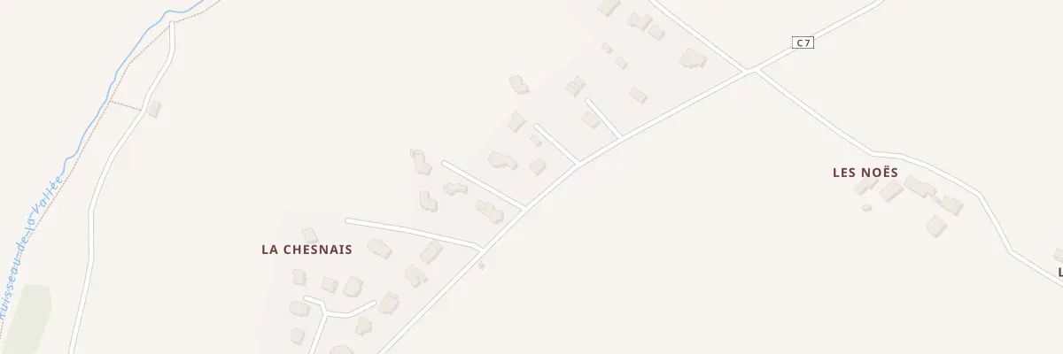 Plan du 11 La Vallée à Châteaubourg