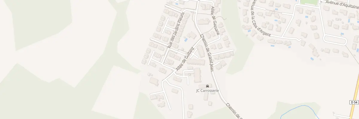 Plan du 8 All des Glycines à Saint-Martin-de-Seignanx