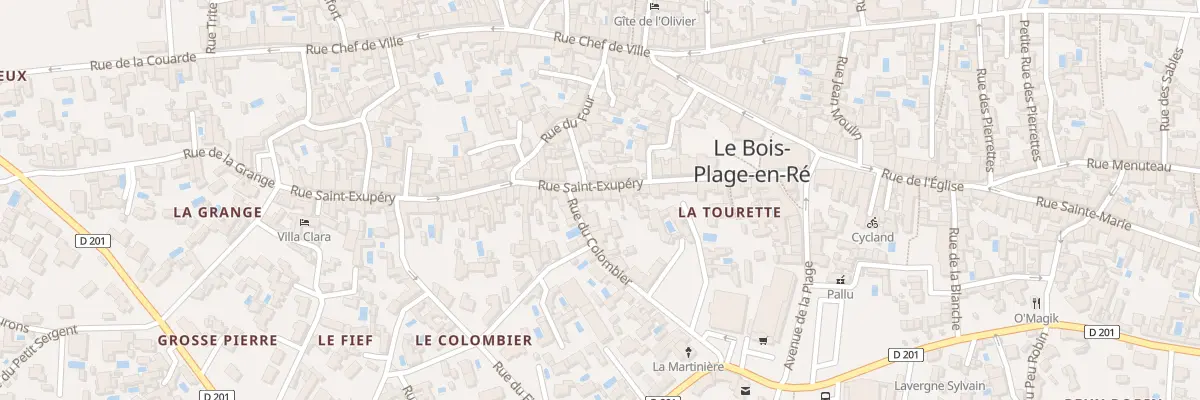 Plan du 163 Rue St Exupery au Bois-Plage-en-Ré