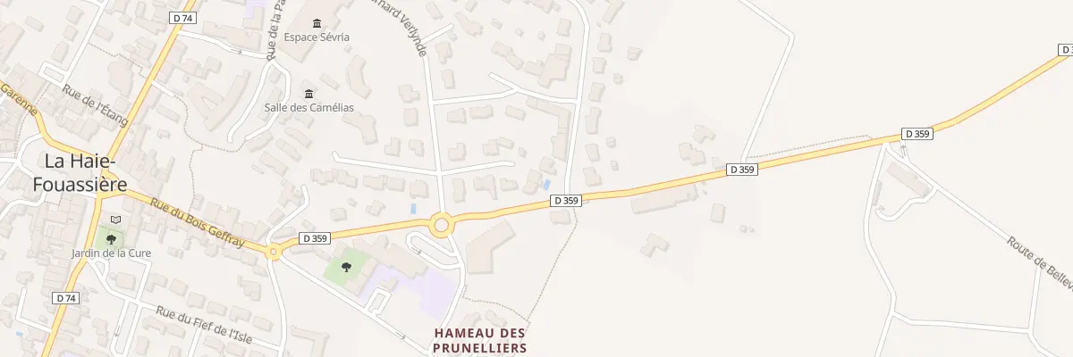 Plan du 26 Bd Bernard Verlynde à La Haie-Fouassière