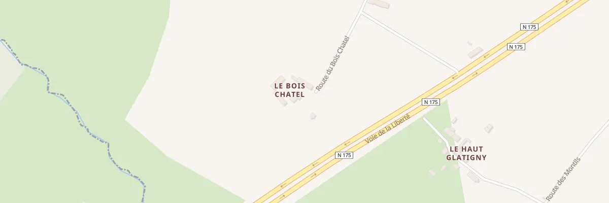 Plan du 14 Rte du Bois Chatel à Précey
