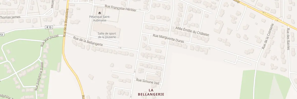 Plan du 6 All Edmonde Charles Roux à Saint-Aubin-du-Cormier