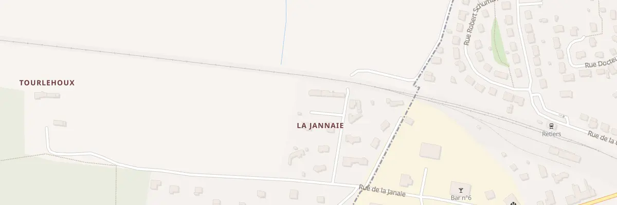 Plan du 22 La Jannaie au Theil-de-Bretagne