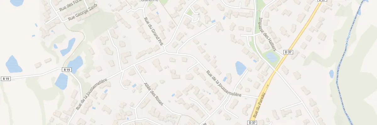 Plan du 21 Rue de la joussemelière à Dompierre-sur-Yon