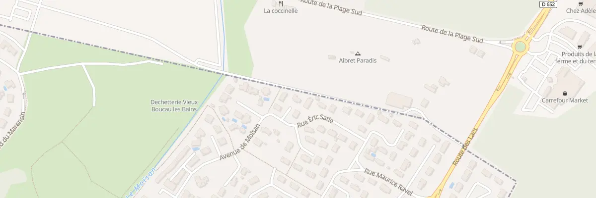 Plan du 16 Rue Eric Satie à Vieux-Boucau-les-Bains