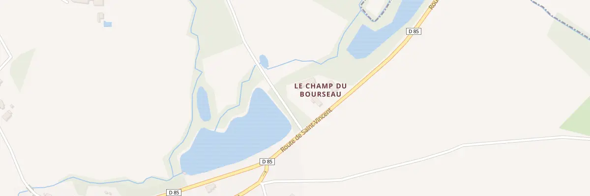 Plan du 5134 Champs du Bourseau au Givre