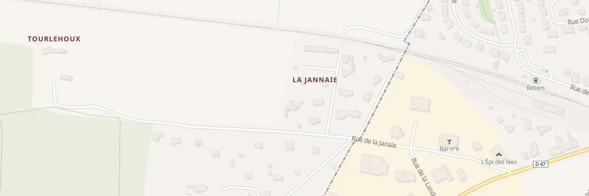 Plan du 26B La Jannaie au Theil-de-Bretagne