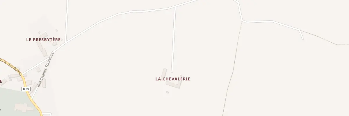 Plan du 22 La Chevalerie à Picauville