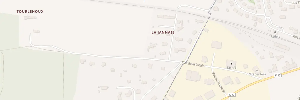 Plan du 32 La Jannaie au Theil-de-Bretagne