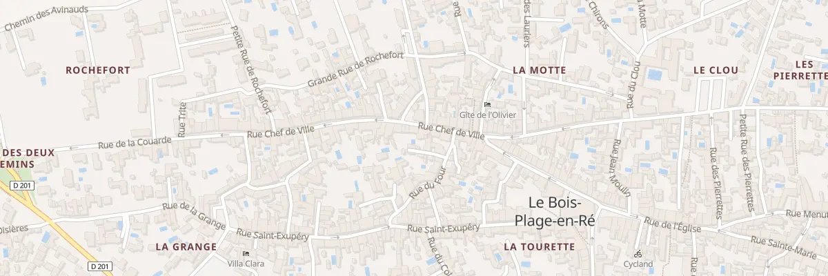 Plan du 87 Rue Chef de Ville au Bois-Plage-en-Ré