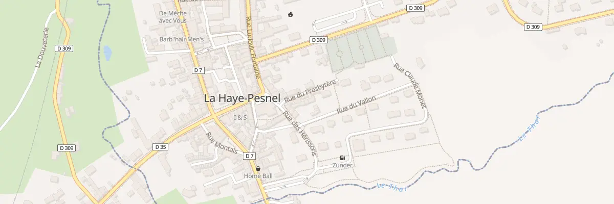 Plan du 12B Rue du Presbytère à La Haye-Pesnel