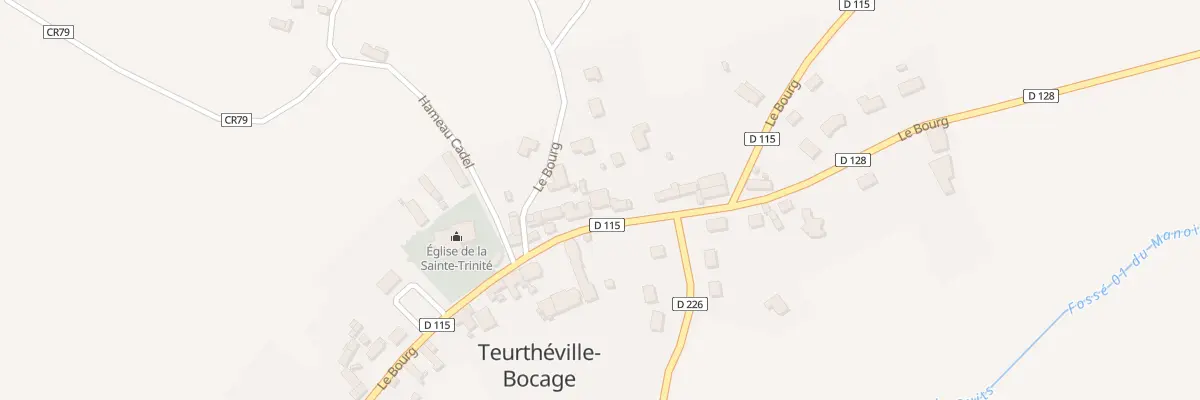 Plan du 26 Le Bourg à Teurthéville-Bocage