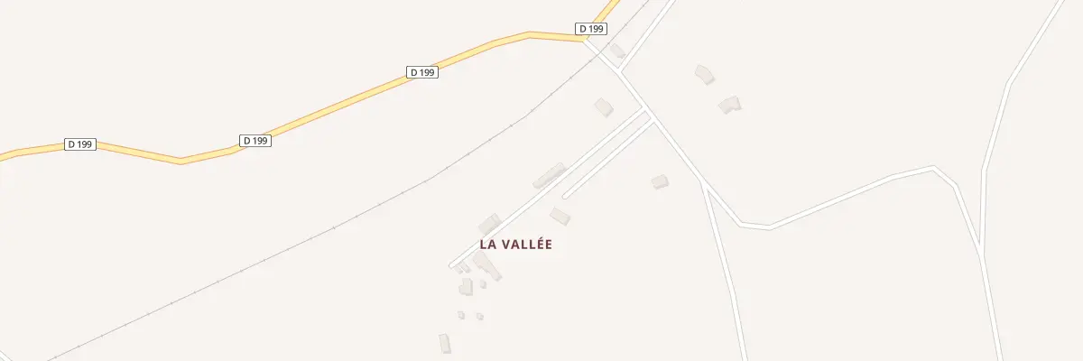 Plan du 2 La Vallee à Courcy