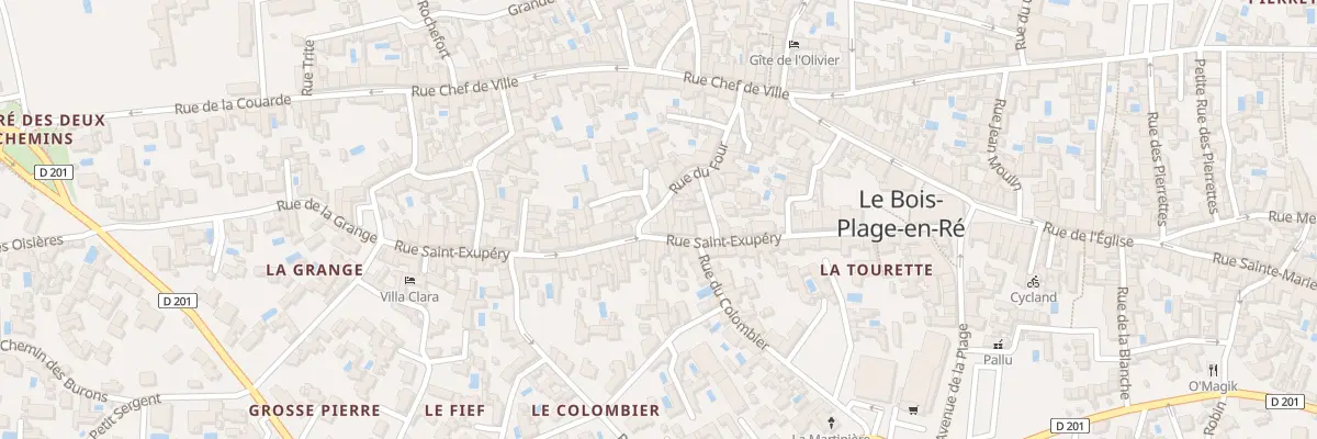 Plan du 214 Rue St Exupery au Bois-Plage-en-Ré