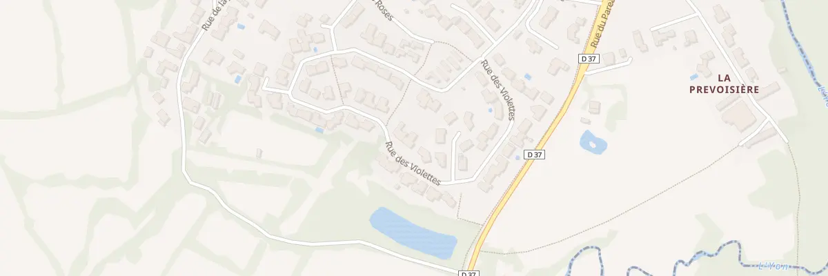 Plan du 22 Rue des violettes à Dompierre-sur-Yon