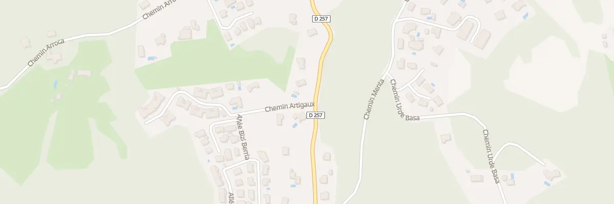 Plan du 155 Che Artigaux à Lahonce