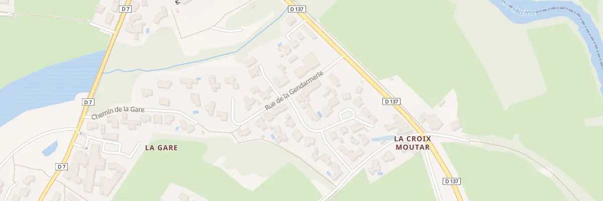 Plan du 7 Rue de la Gendarmerie à Aigrefeuille-sur-Maine