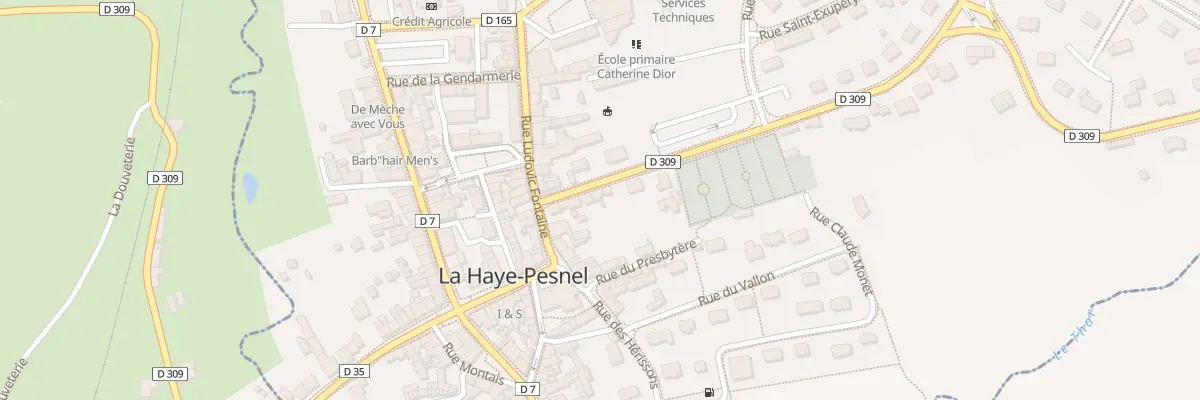 Plan du 8 Rue du Progrès à La Haye-Pesnel