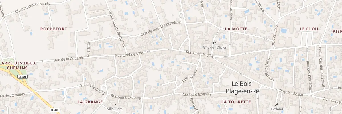 Plan du 34B Rue Chef de Ville au Bois-Plage-en-Ré