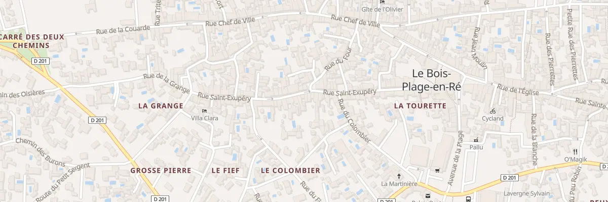 Plan du 34 Rue St Exupery au Bois-Plage-en-Ré