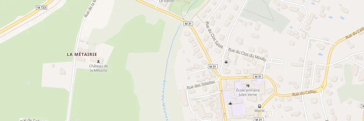 Plan du 11 Rue des Sittelles à Mauves-sur-Loire