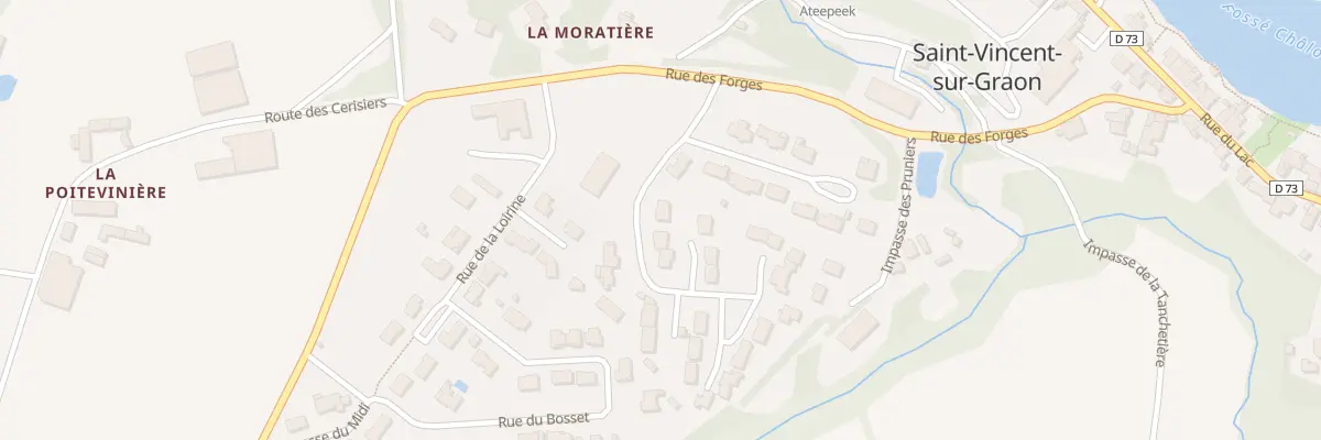 Plan du 3 Lot de la Poitevinière à Saint-Vincent-sur-Graon