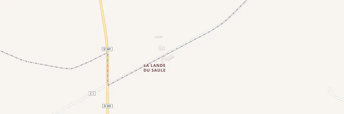 Plan du 16 Lande du Saule au Theil-de-Bretagne