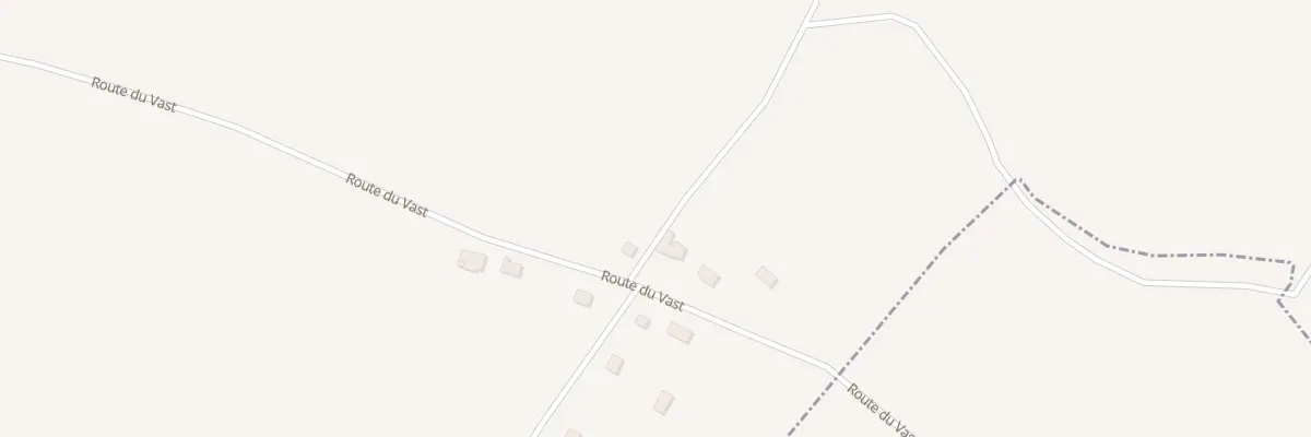Plan du 1 Rte du Vast à Brillevast