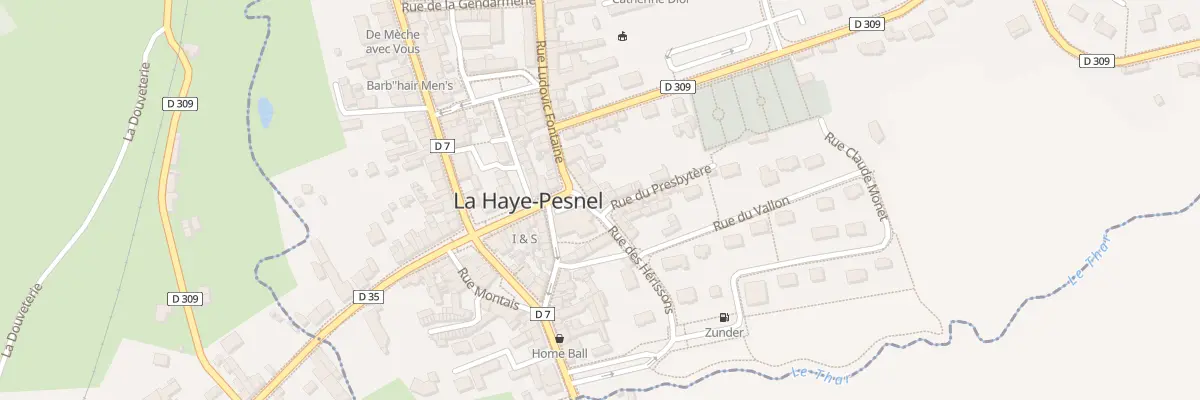Plan du 7 Pl de l’Eglise à La Haye-Pesnel