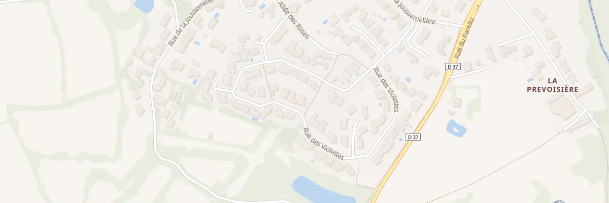 Plan du 26 Rue des violettes à Dompierre-sur-Yon