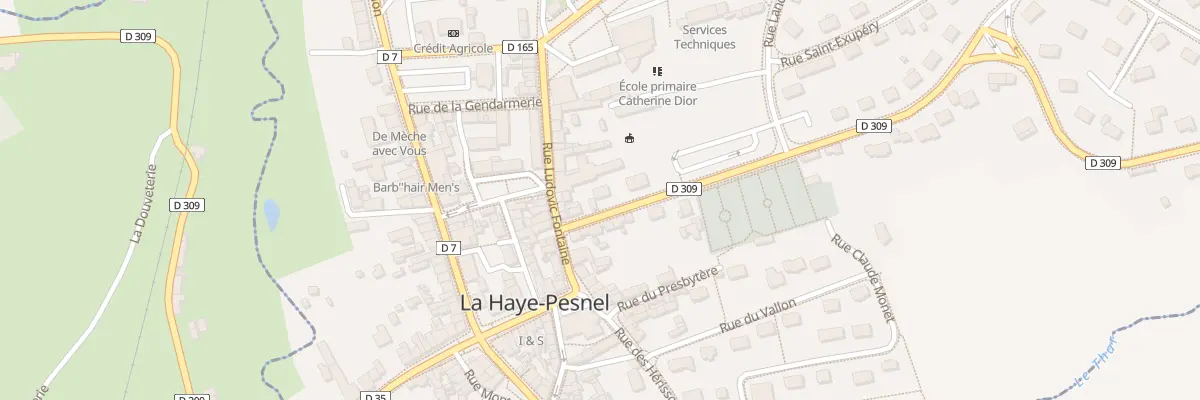 Plan du 3 Rue du Progrès à La Haye-Pesnel