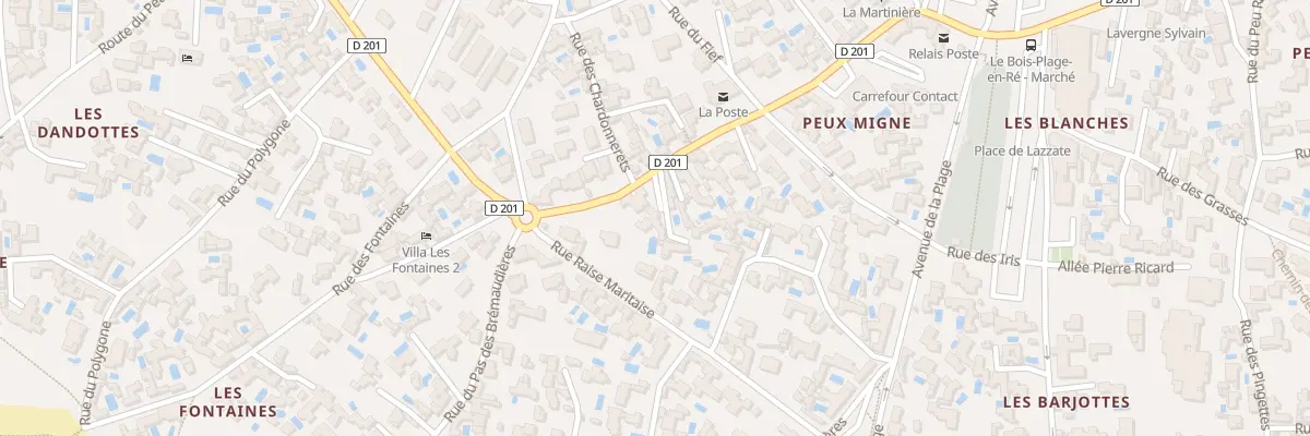 Plan du 19 Rue de la Glacière au Bois-Plage-en-Ré