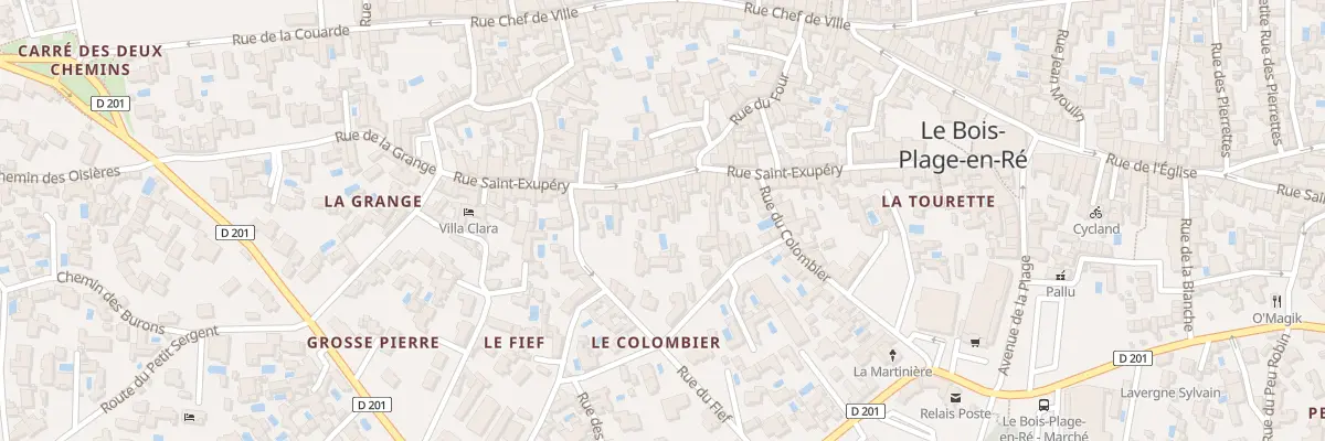 Plan du 267 Rue St Exupery au Bois-Plage-en-Ré