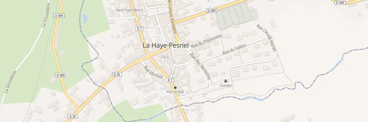 Plan du 9 Rue Pendante à La Haye-Pesnel