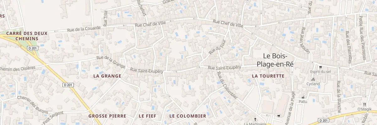 Plan du 258 Rue St Exupery au Bois-Plage-en-Ré