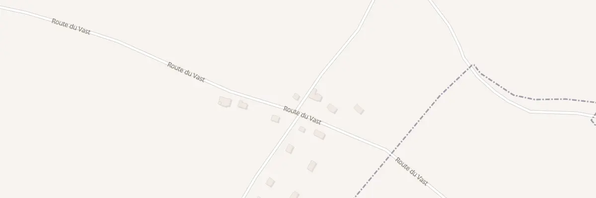 Plan du 1A Rte du Vast à Brillevast