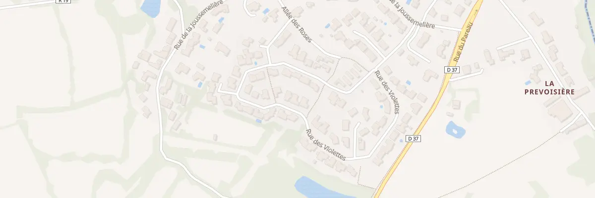 Plan du 28 Rue des violettes à Dompierre-sur-Yon
